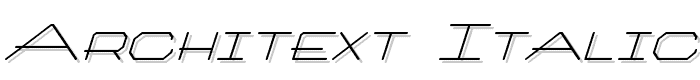 Architext Italic font